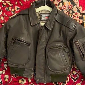 Toddler leather Bomber Jacker (S/4) SZ4